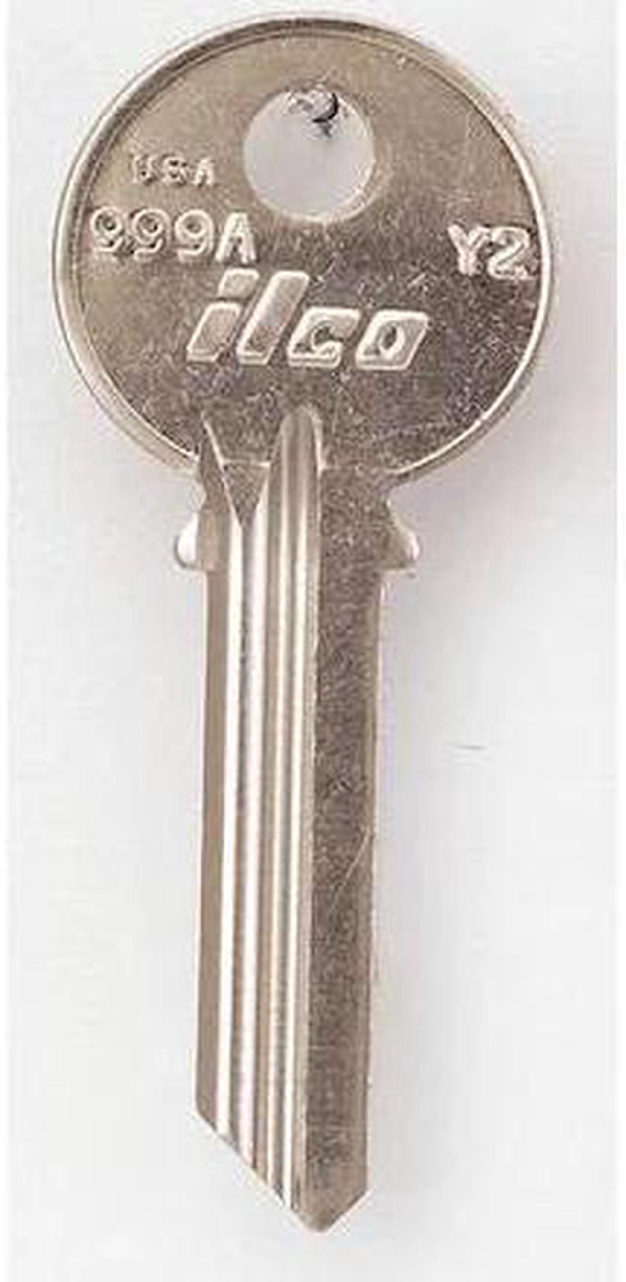 Alt view image 2 of 2 - Key Blank, Brass, Type Y2, 6 Pin, PK 10
