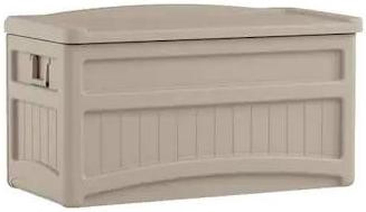 Alt view image 2 of 20 - Suncast Corporation DB7500 73 Gallon Taupe Deck Box