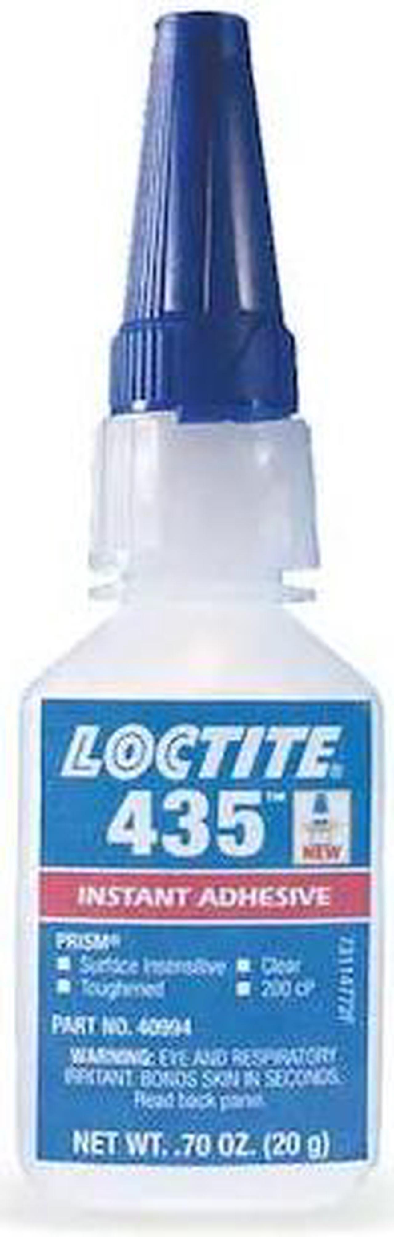 Alt view image 3 of 3 - LOCTITE 840057 Instant Adhesive, 435 Series, Clear, 0.7 oz, Bottle