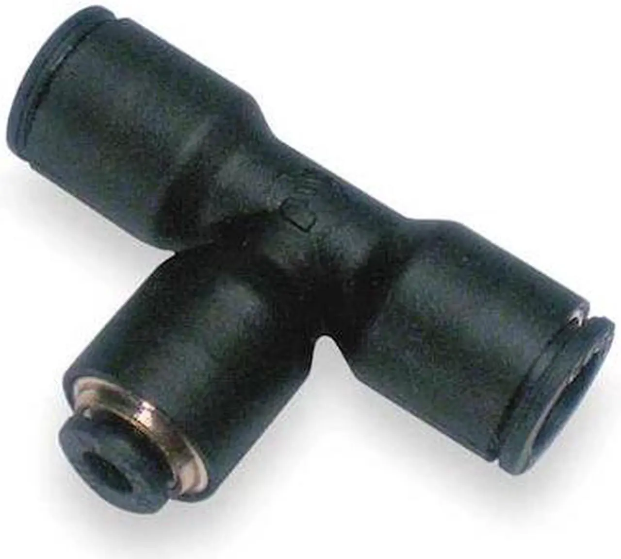 Alt view image 2 of 3 - LEGRIS 3104 56 04 Union Tee, 1/4 in x 5/32 in Tube Size, Nylon, Black, 10 PK