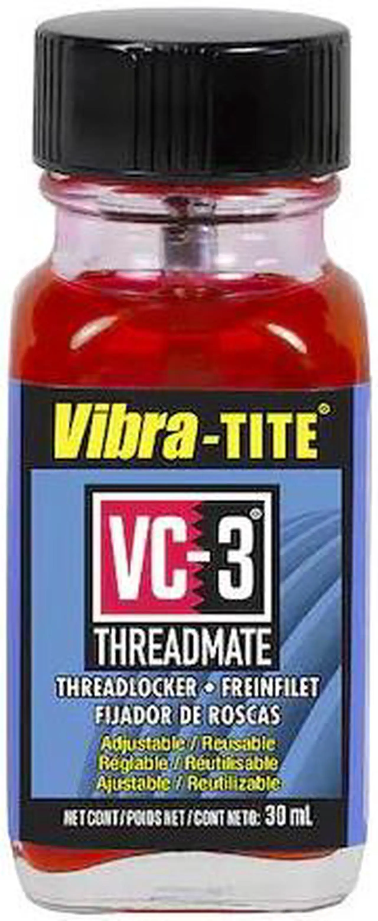 Alt view image 2 of 2 - Vibra-tite VC-3 Series High, Red Liquid, 30mL Bottle 30mL  21330