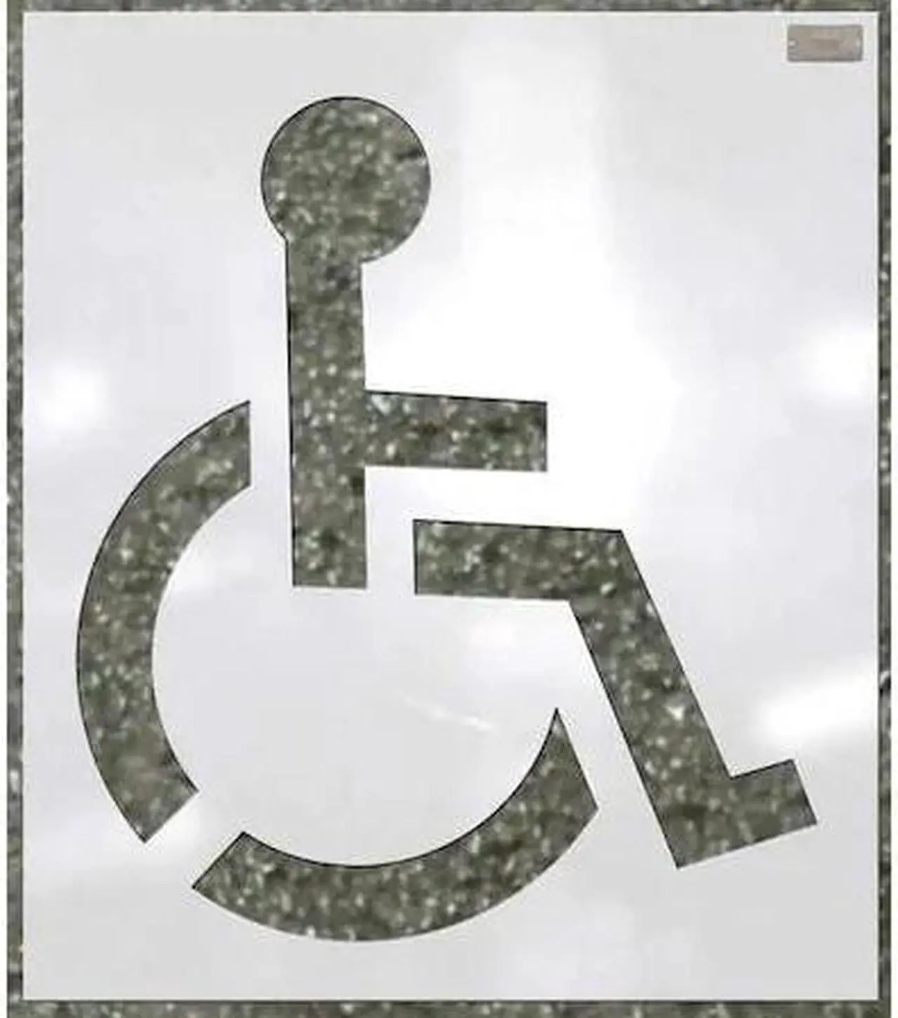 Main image of C.H. HANSON 70340 Stencil,Handicapl,21-1/2 x 21-1/2 In.