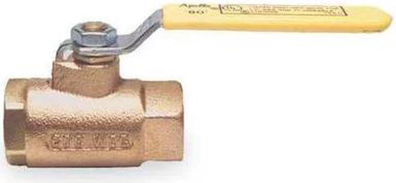 Alt view image 2 of 2 - APOLLO VALVES 8010701 1-1/2" FNPT Bronze Gas Ball Valve Inline
