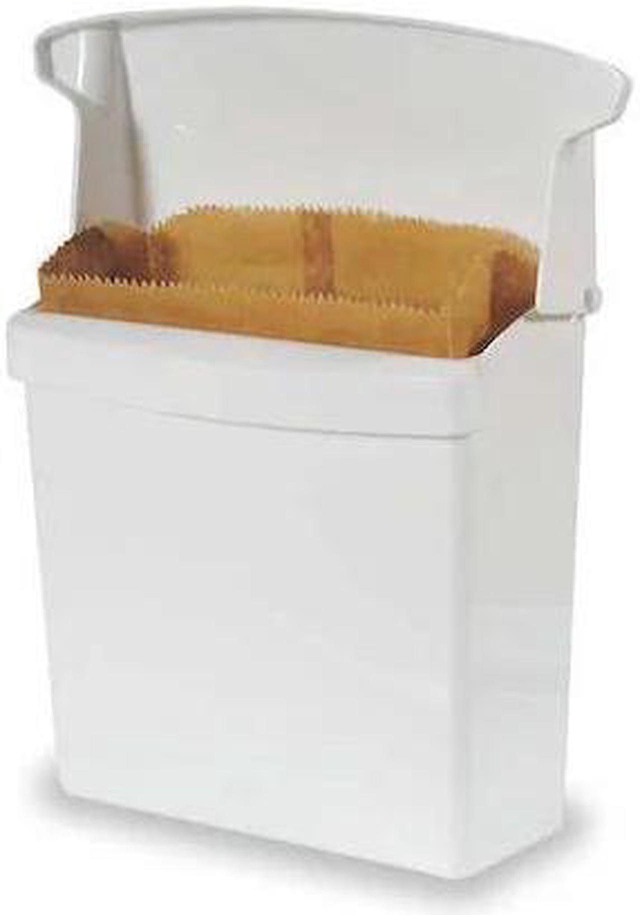 Alt view image 4 of 6 - Rubbermaid Plastic Sanitary Napkin Receptacle, 12-1/2" Height, 1 EA FG614000WHT