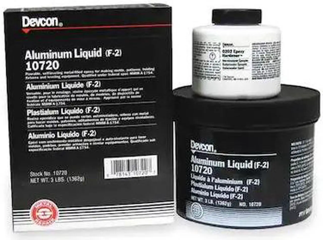 Alt view image 2 of 8 - DEVCON 10720 Epoxy Adhesive, 10720 Series, Gray, Pail, 5:01 Mix Ratio, 16 hr