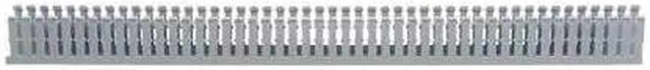Alt view image 5 of 6 - PANDUIT F1X2LG6 Wire Duct,Narrow Slot,Gray,1.26 W x 2 D