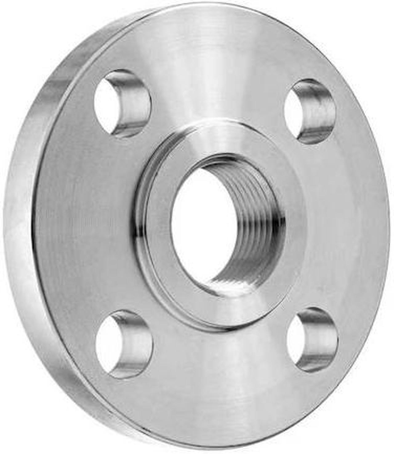 Main image of ZORO SELECT BULK-PF-457 Threaded Pipe Flange, Flat Face, 2 in