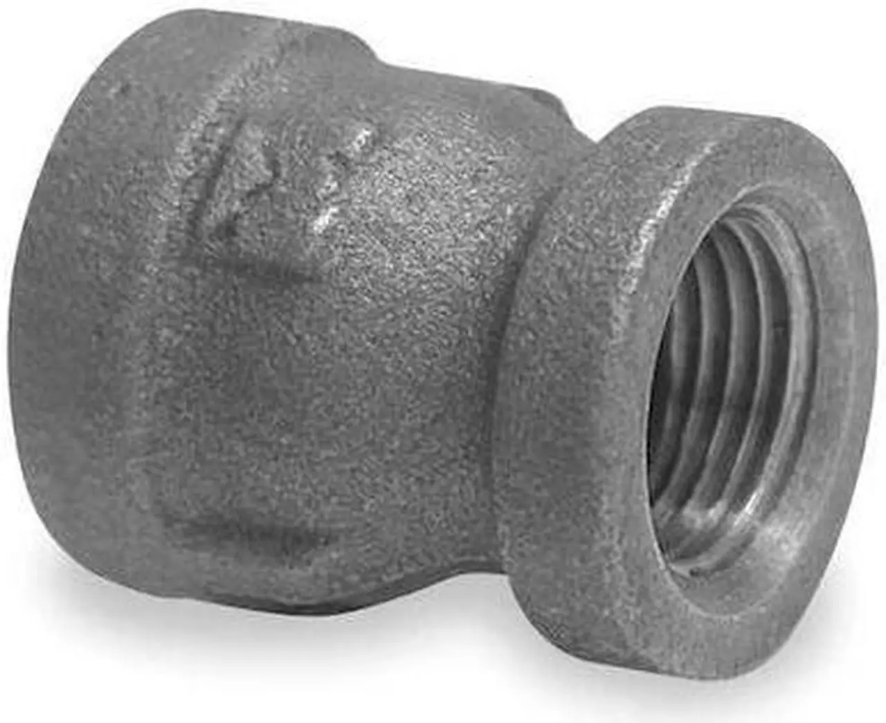 Main image of ZORO SELECT 1XKU5 Reducer Coupling Reducer, 2" x 1" Pipe, FNPT, Malleable Iron,