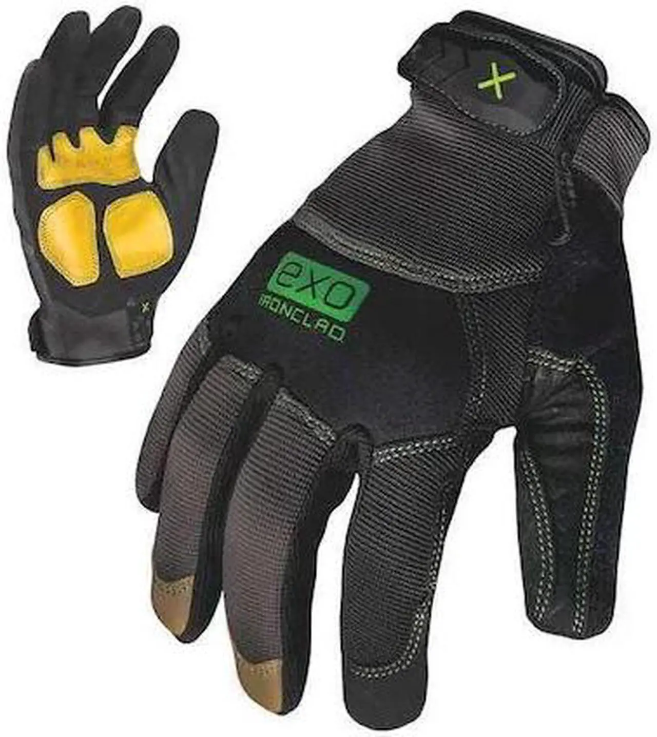 Alt view image 3 of 3 - IRONCLAD PERFORMANCE WEAR EXO2-MLR-02-S EXO Mechanics Gloves, Genuine Leather