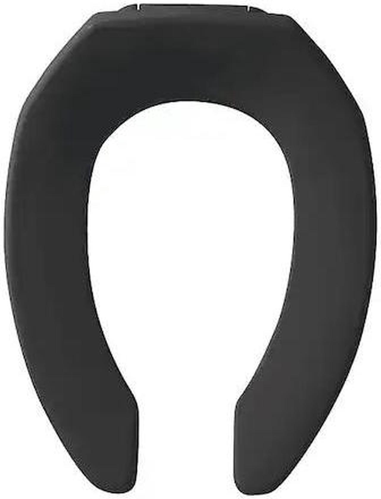 Main image of Elongated Black Toilet Seat Bemis Mfg Commercial 1955CT-047 073088054562