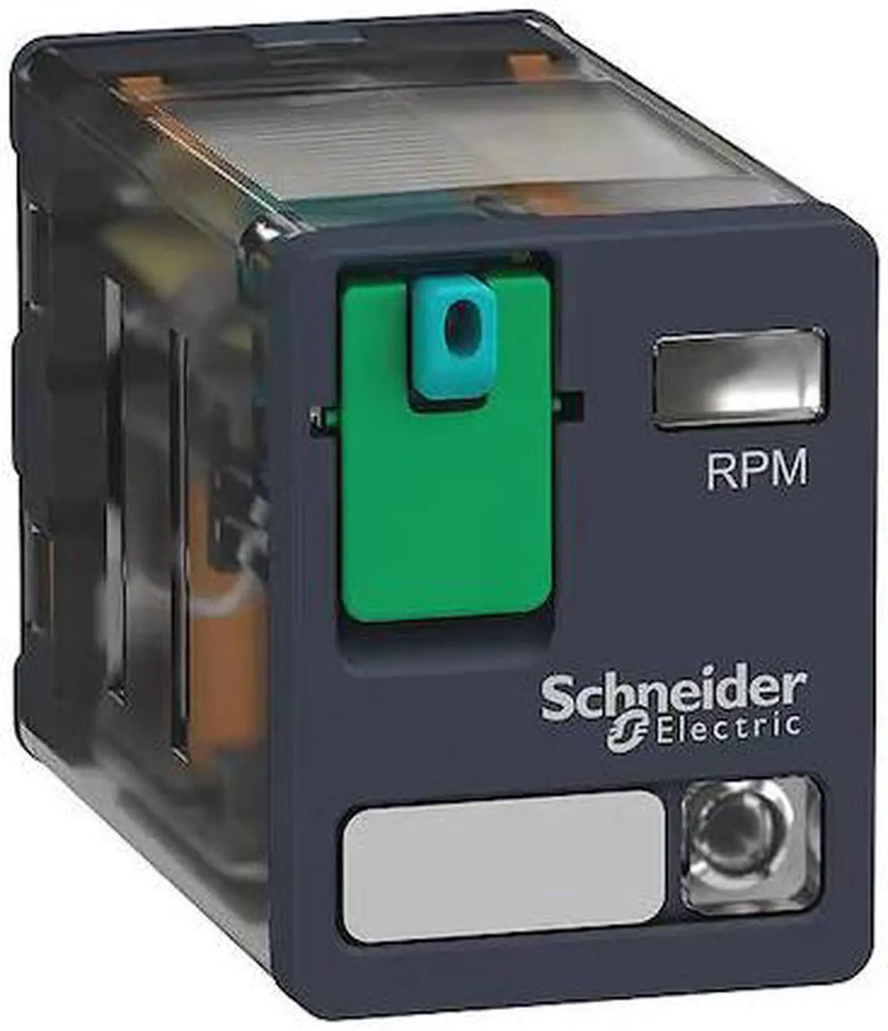 Alt view image 2 of 2 - SCHNEIDER ELECTRIC RPM22JD General Purpose Relay, 12V DC Coil Volts, Square, 8