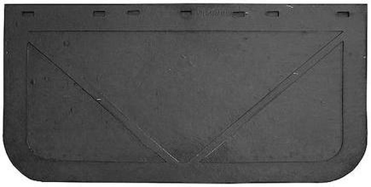 Main image of BUYERS PRODUCTS B2412LSP Mud Flaps, 12 in X 24 in, Rubber, Black, 1 PR