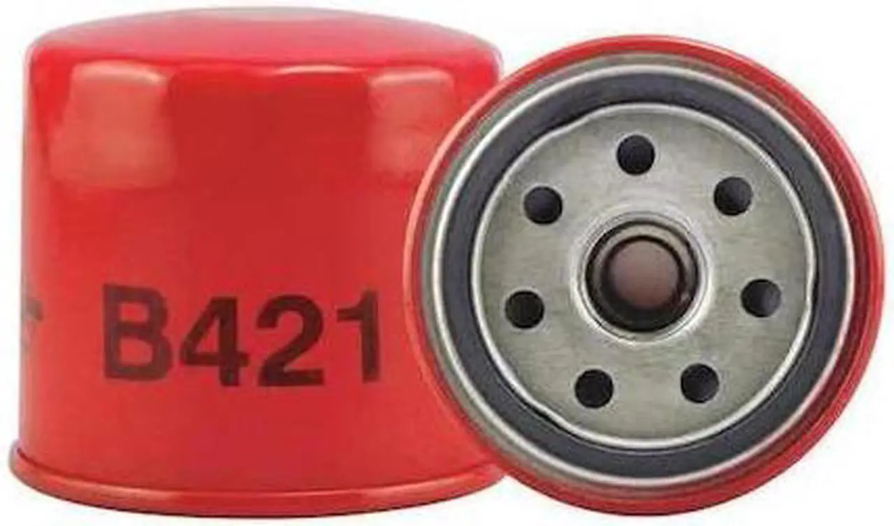 Main image of BALDWIN FILTERS B421 Oil Filter,Spin-On,2-27/32"x3"x2-27/32"