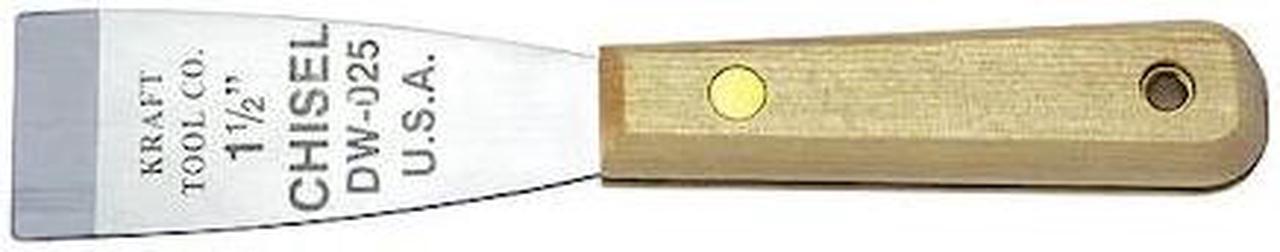 Main image of KRAFT TOOL DW025 Scraper,Stiff,1-1/2",SS