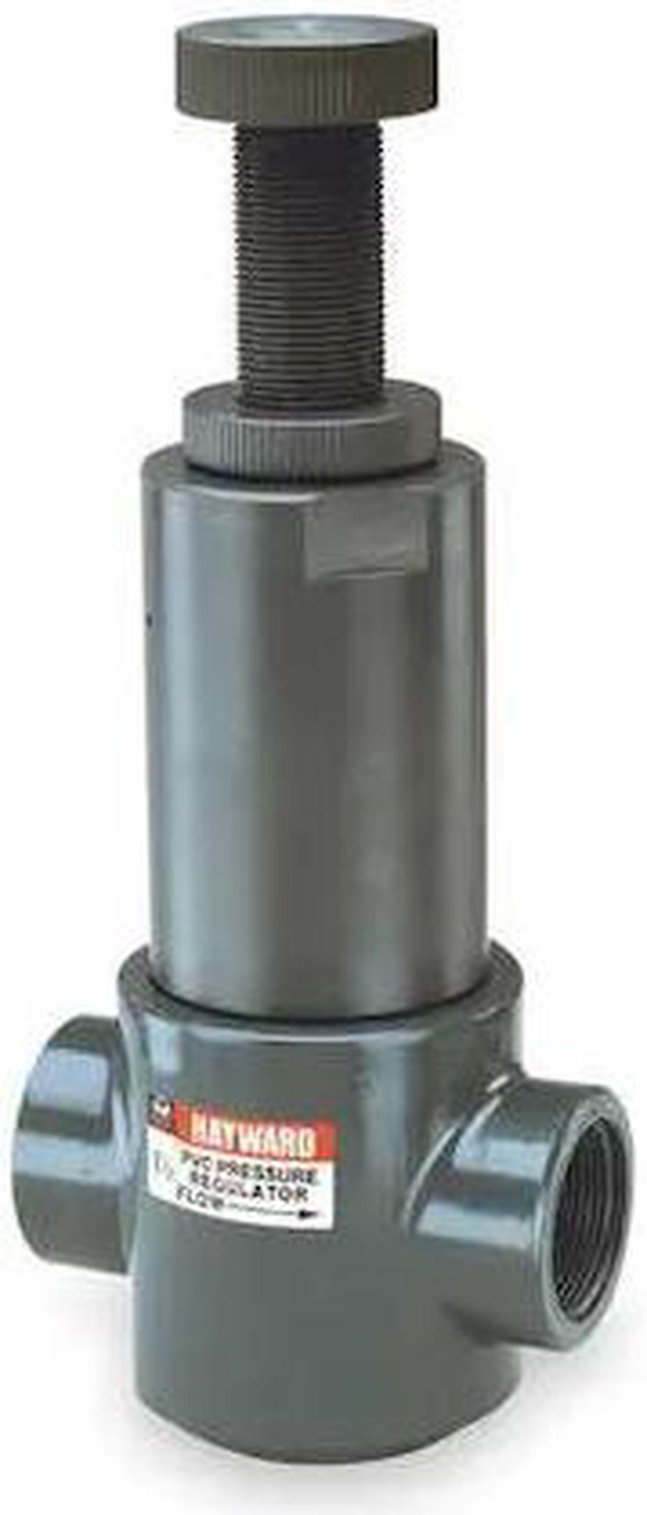 Main image of HAYWARD FLOW CONTROL PR10025T Pressure Regulator, 1/4", PVC/FPM, Threaded,