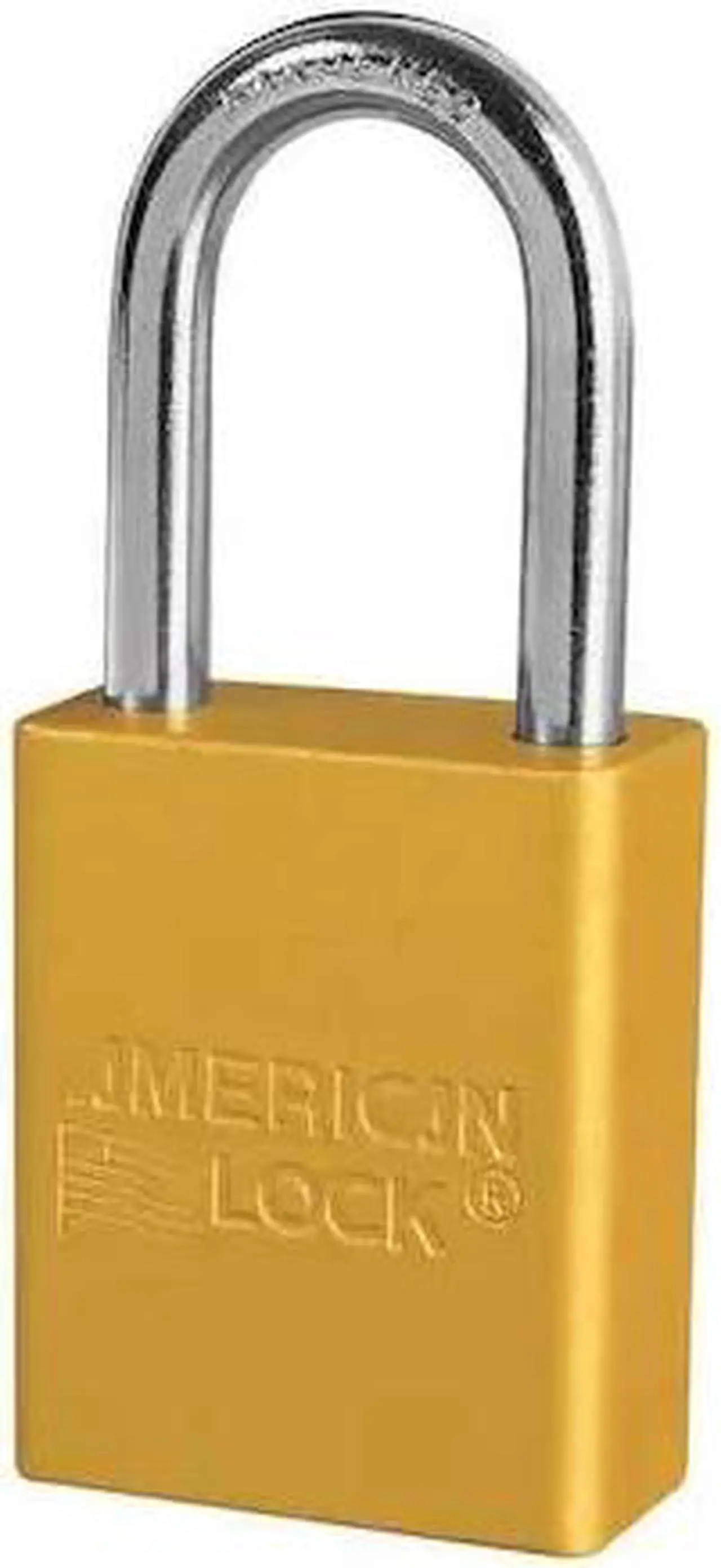 Alt view image 2 of 5 - AMERICAN LOCK A1106KAS6YLW Lockout Padlock,KA,Yellow,1-7/8"H,PK6