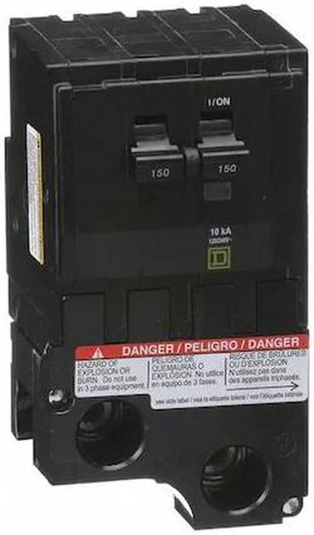 Main image of SQUARE D QO2150 Miniature Circuit Breaker, QO Series, 150A, 2 Pole, 120/240V