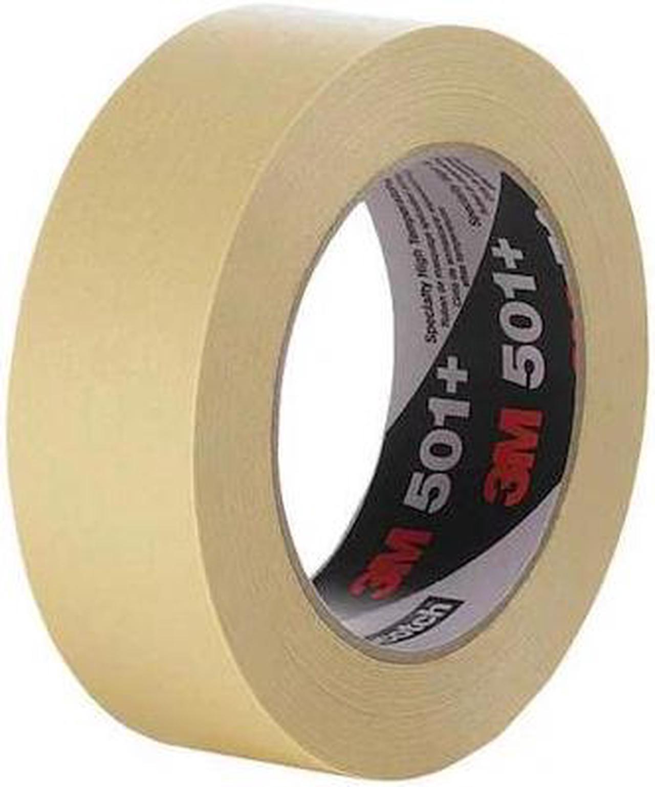 3M 501+ Masking Tape,Tan,1-7/8 in. x 60 yd,PK24