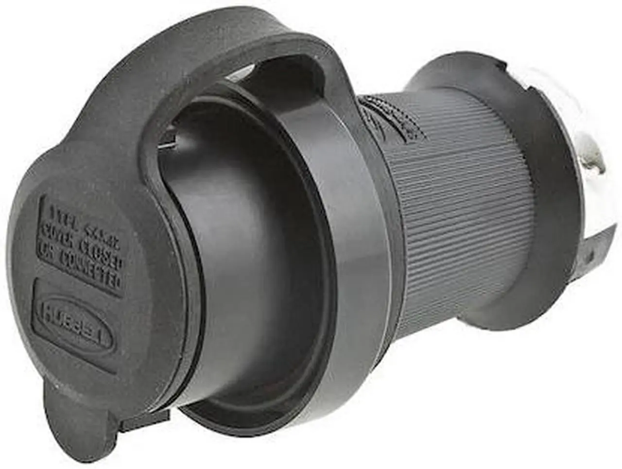 Alt view image 2 of 3 - HUBBELL WIRING DEVICE-KELLEMS HBL2611SW Watertight Locking Plug, L5-30P, 30 A,