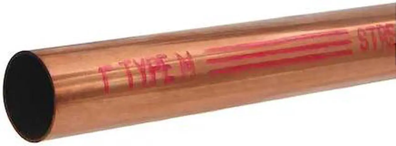 Alt view image 2 of 4 - MUELLER INDUSTRIES MH04002 5/8" OD x 2 ft. Straight Copper Tubing Type M