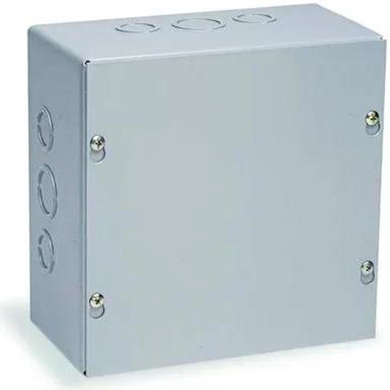 Alt view image 2 of 3 - WIEGMANN SC060806 Captive Screws Electrical Enclosures, 8 in H, 6 in D, 6 in W,