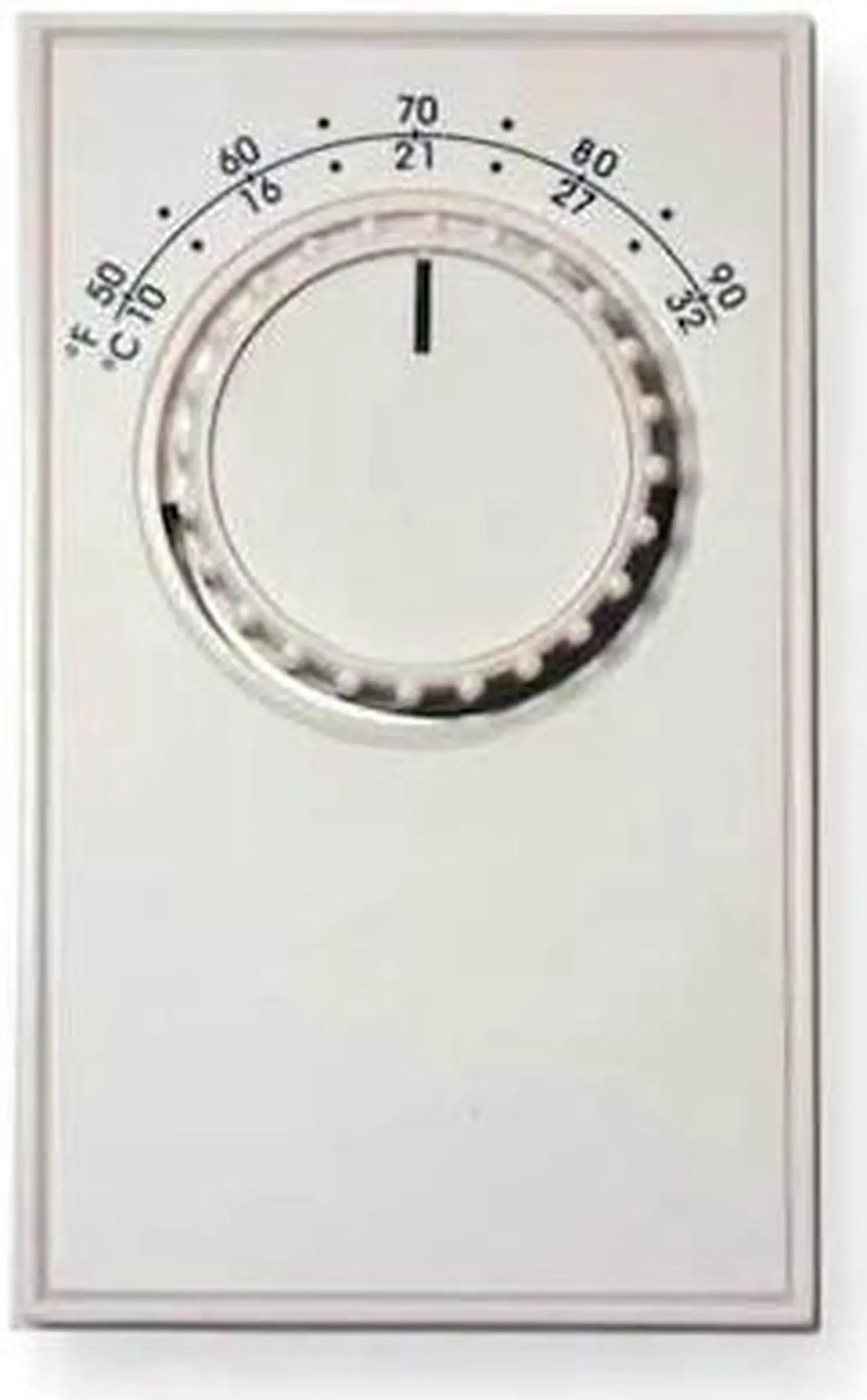 Alt view image 2 of 2 - DAYTON 4PU49C Line Voltage Mechanical Thermostat For Wall, 50 to 90 Degree
