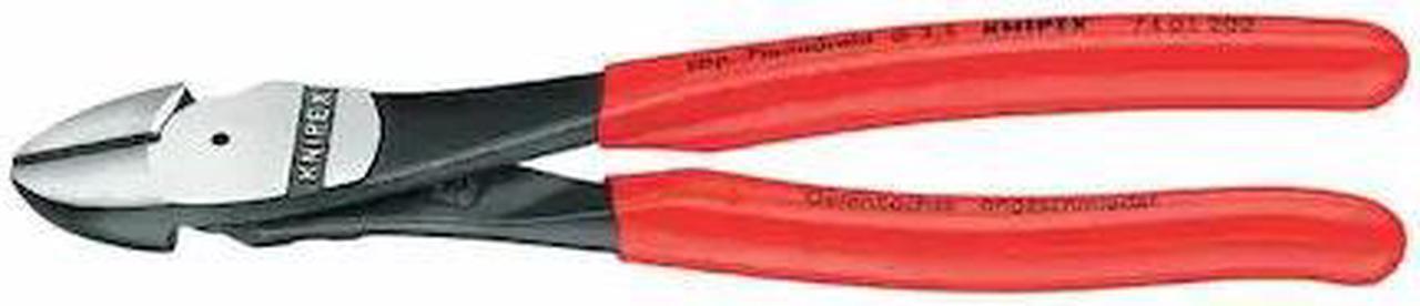 Alt view image 2 of 6 - Diagonal Pliers, High Leverage, 8 In L, Red