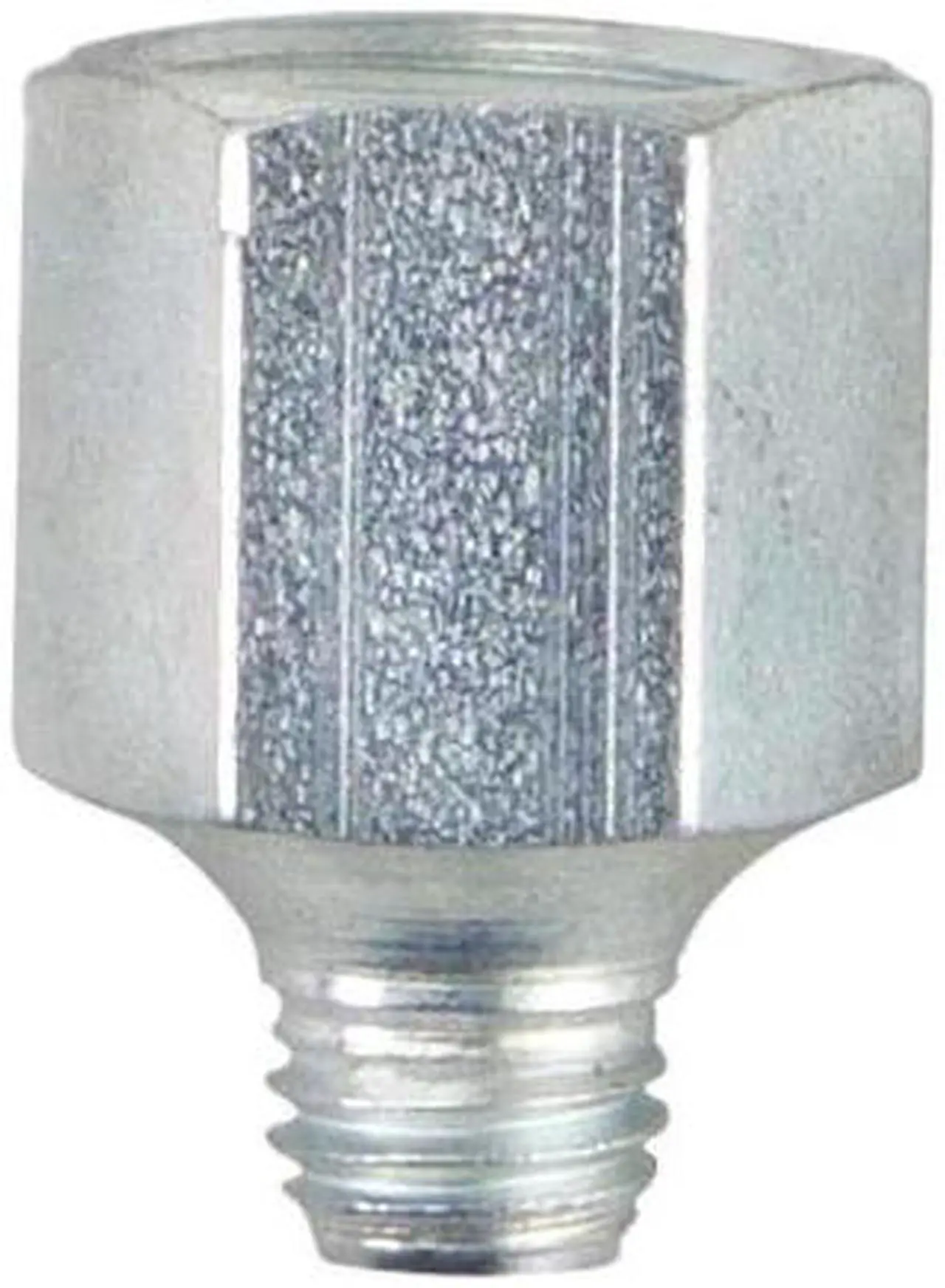 Alt view image 2 of 2 - Westward Grease Fitting Adapter, Stl, 3/4" L, PK5 Yellow  Steel  52NZ81