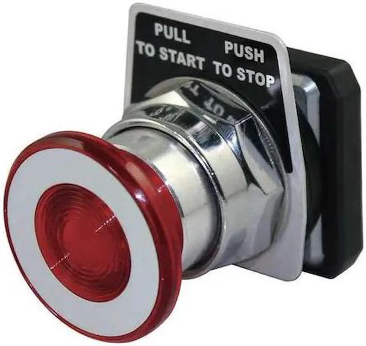 Main image of DAYTON 30G367 Push Button operator, 30 mm, Red
