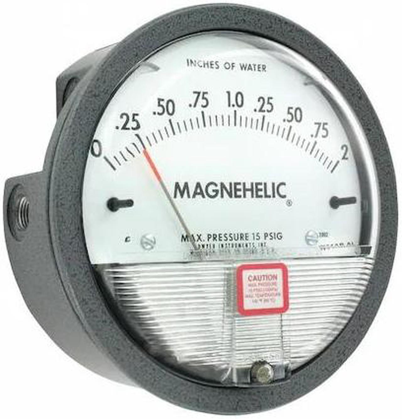 Main image of DWYER INSTRUMENTS 2002 Differential pressure gage, range 0-2.0" w.c., minor