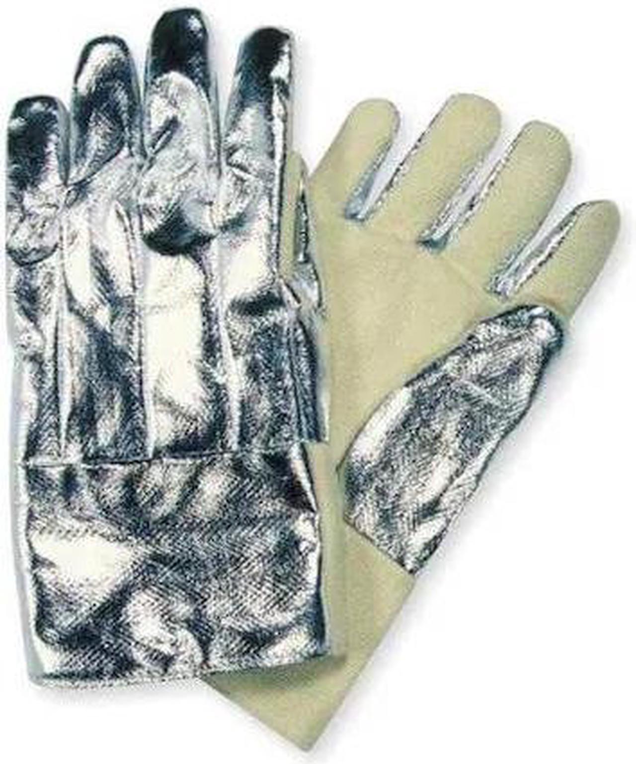 Main image of STEEL GRIP ARL-TH210-14F Aluminized Gloves, Aluminized Thermonol, 800  Degrees