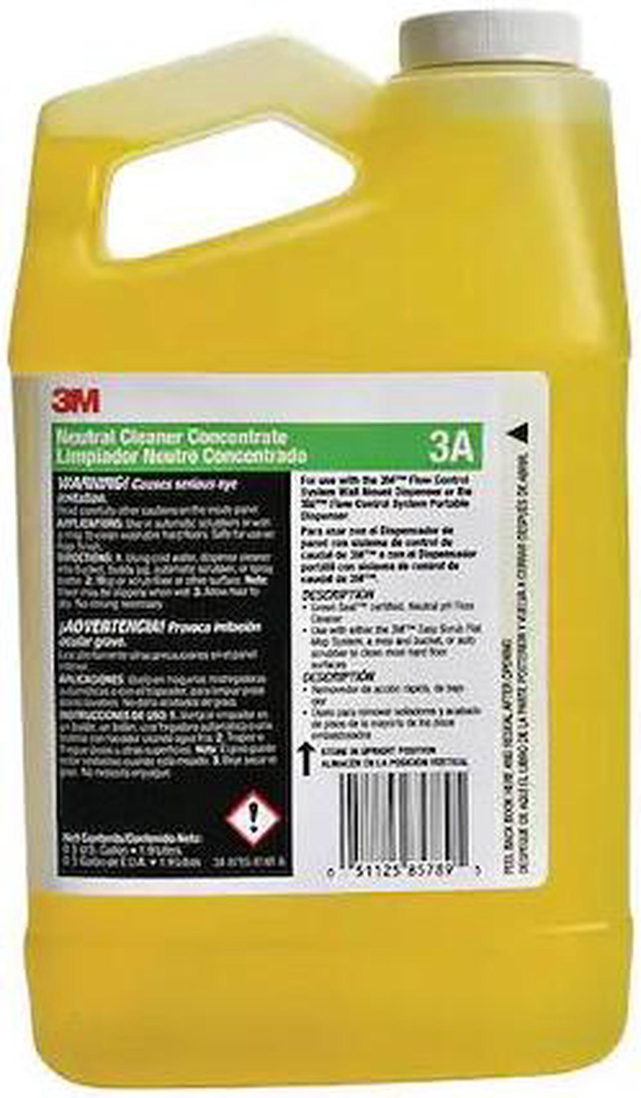 Alt view image 2 of 6 - 3M Neutral Cleaner Concentrate, 0.5 Gallon