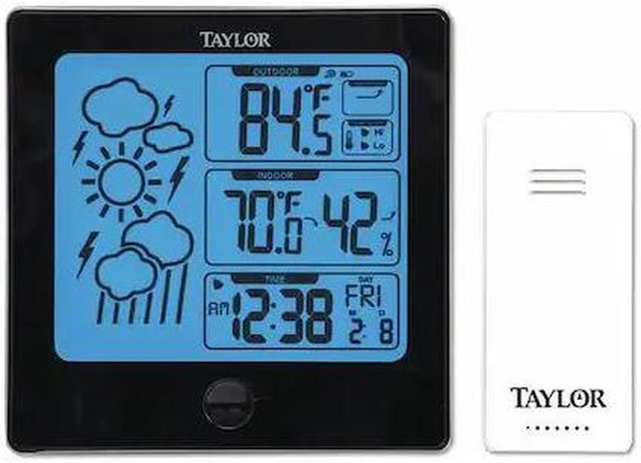 Alt view image 9 of 12 - Taylor Precision Products 1731 Wireless Indoor & Outdoor Weather Station with Hygrometer