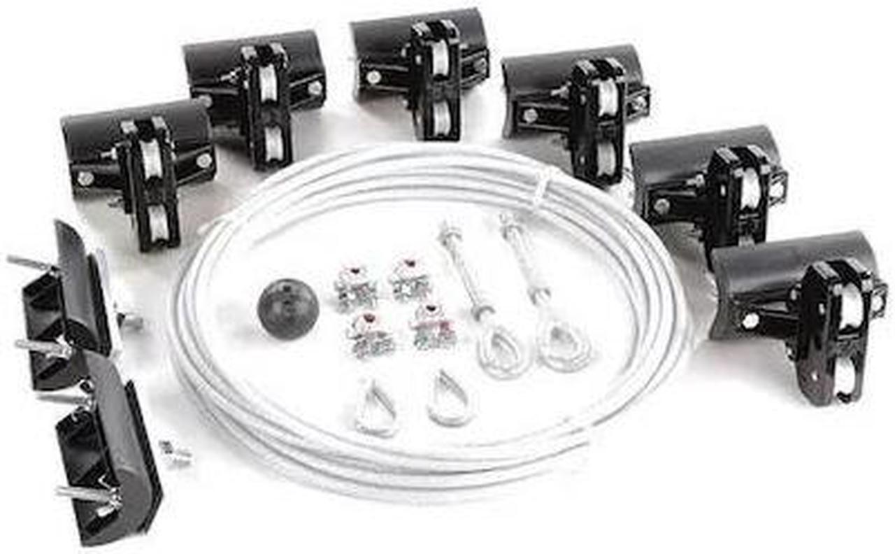 Main image of DAYTON 33N204 Festoon System Kit,1/4 In Rope,L 40 Ft