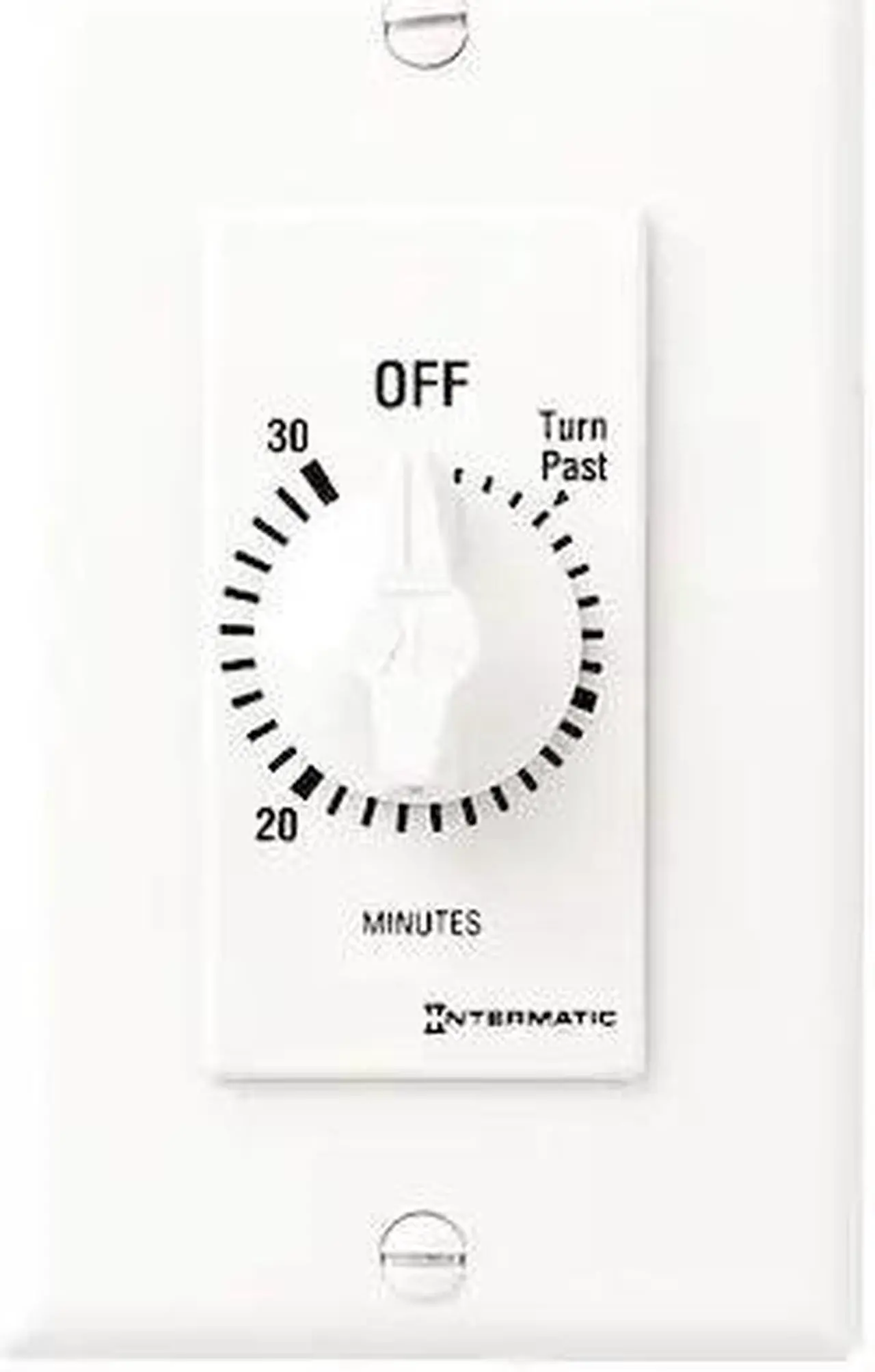 Alt view image 2 of 5 - Intermatic FD30MWC 30-Minute Countdown Wall Timer for Fans and Lights, White