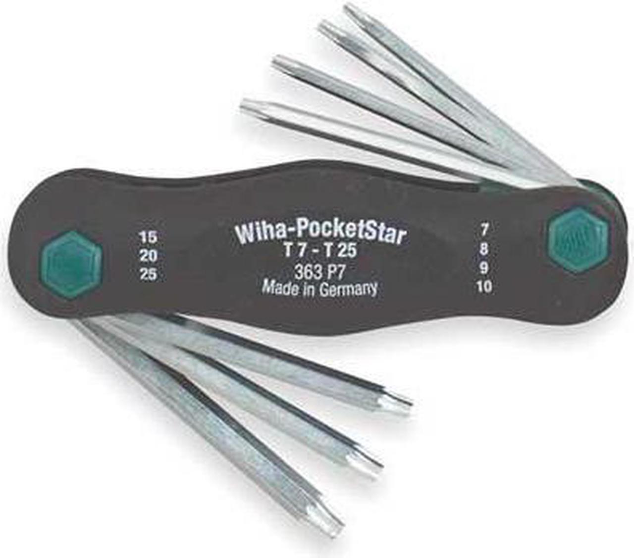 Alt view image 2 of 10 - WIHA TOOLS 36396 7 Piece Torx? Flag Handle Torx? Key Set, 36396