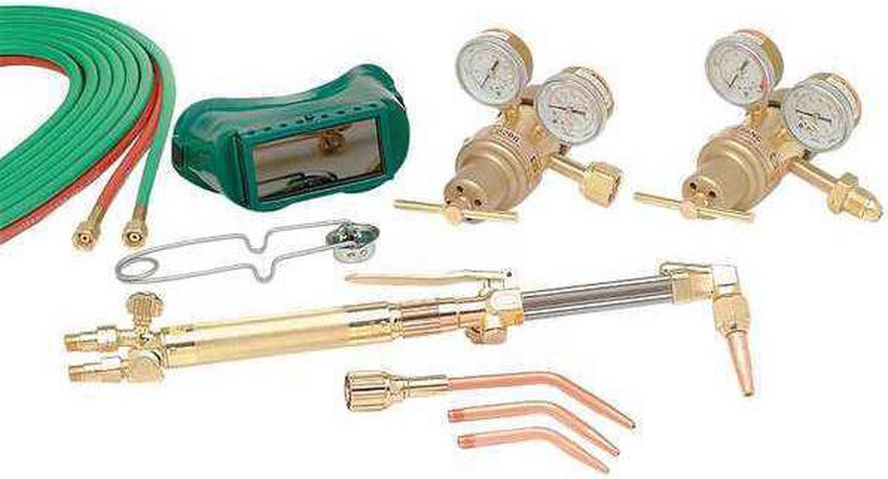 Main image of HARRIS 4400017 Welding And Cutting Outfit, Model 43-2 Series, Acetylene, Oxygen