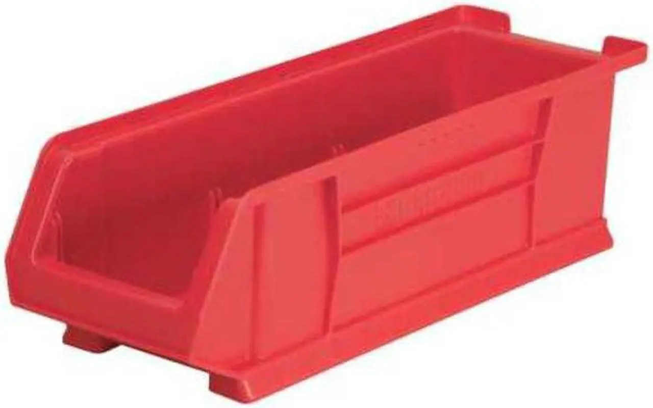 Main image of AKRO-MILS 30284RED Red Super Size Bin, 23-7/8"L x 8-1/4"W x 7"H