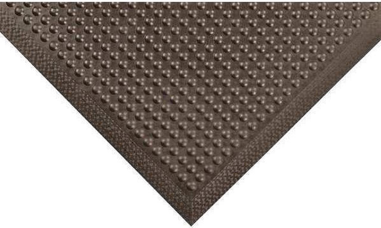 Main image of CONDOR 39R818 Antifatigue Mat, 3 ft. L x 2 ft. W, 1/2" Thickness, Rubber,