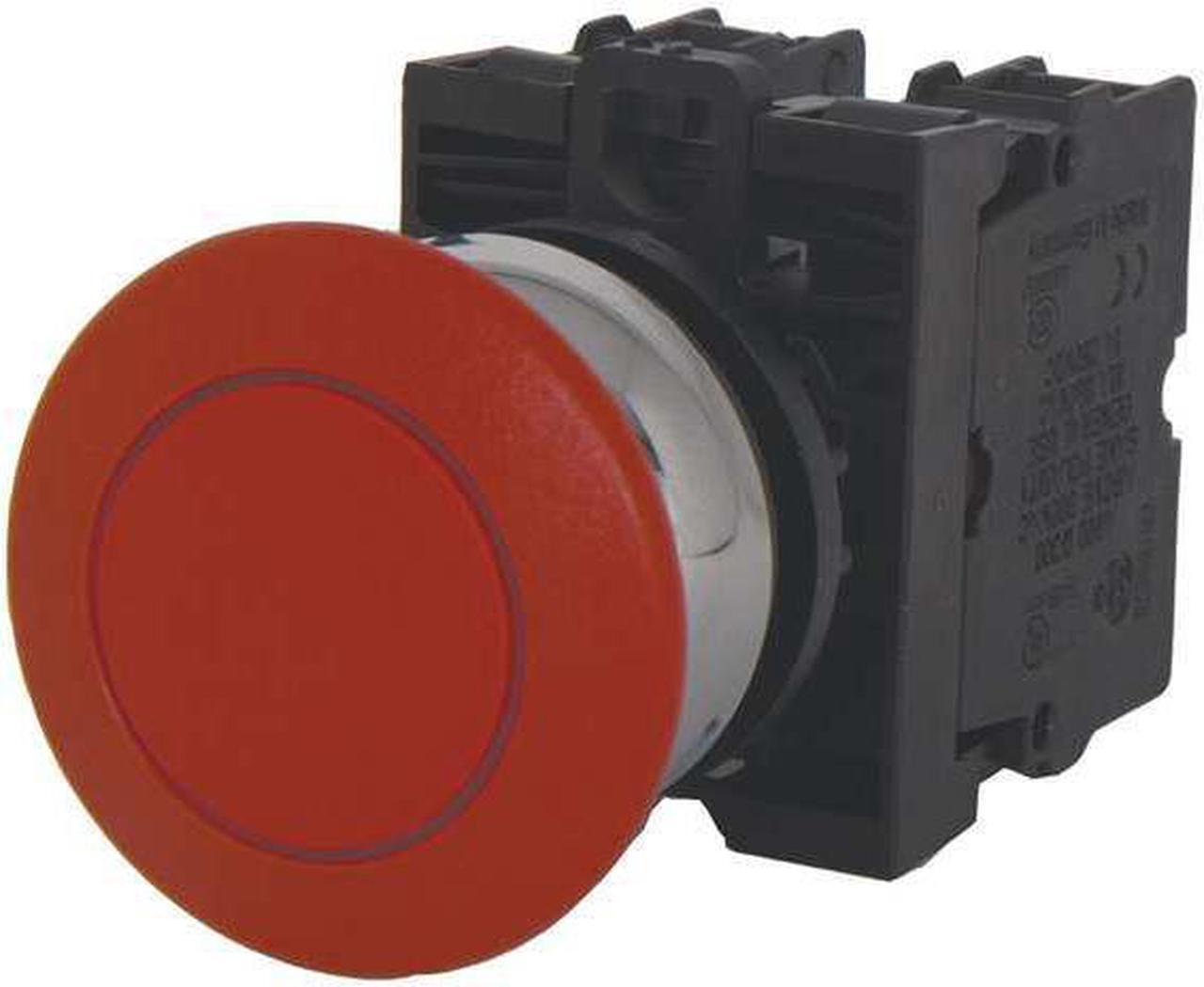 Alt view image 3 of 3 - EATON M22M-DRP-R-K11 Non-Illuminated Push Button, 22 mm, 1NO/1NC, Red