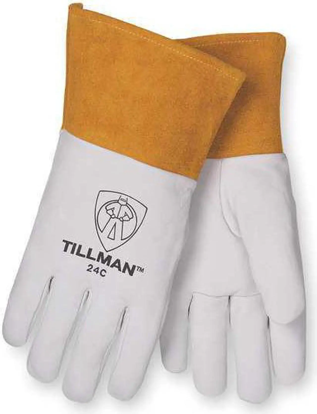 Alt view image 3 of 6 - Tillman 24C Top Grain Kidskin 4" Cuff TIG Welding Gloves, Small