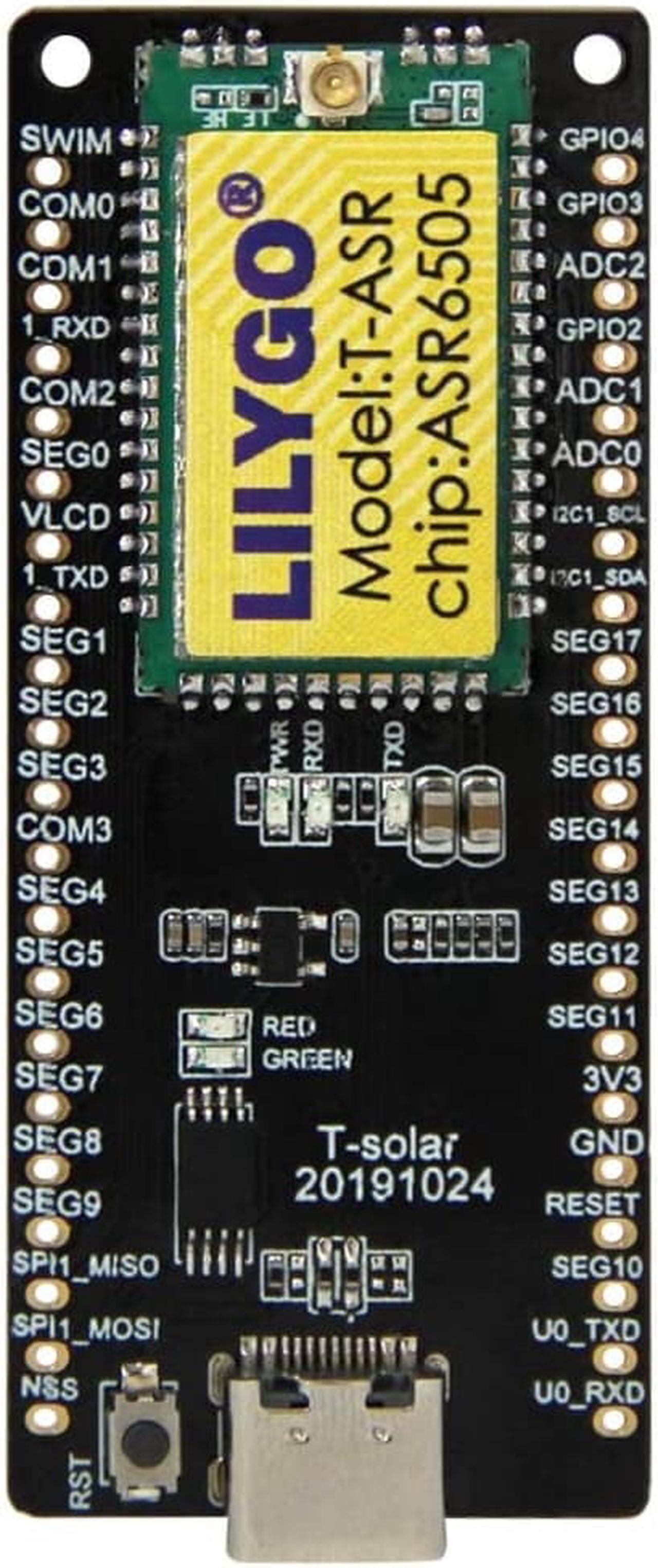 Alt view image 5 of 7 - Solar Development Board ASR6505 Integrated SX1262Lora Module Solar Power Supply Interface (915MHz)