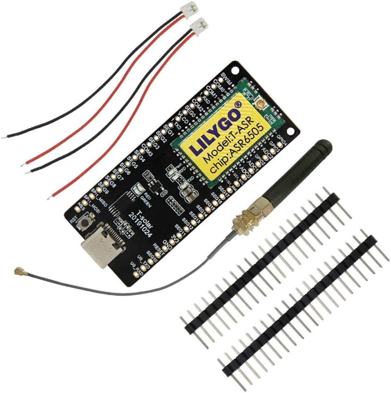 Alt view image 3 of 7 - Solar Development Board ASR6505 Integrated SX1262Lora Module Solar Power Supply Interface (915MHz)