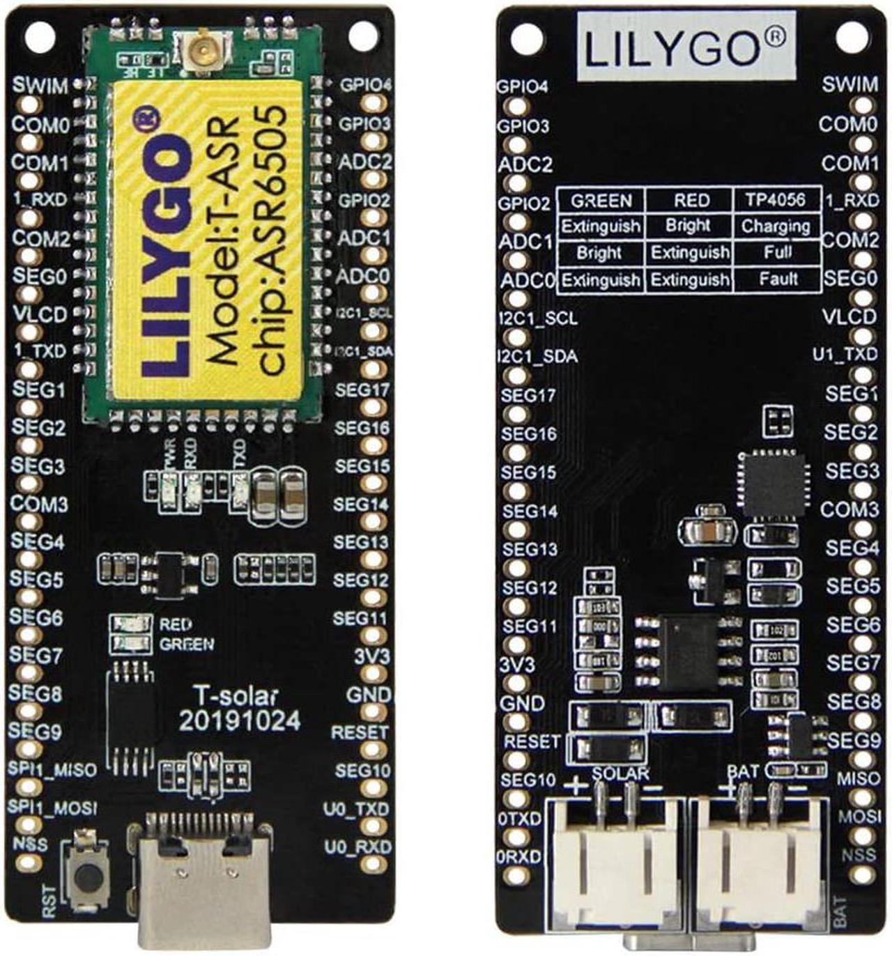 Main image of Solar Development Board ASR6505 Integrated SX1262Lora Module Solar Power Supply Interface (915MHz)