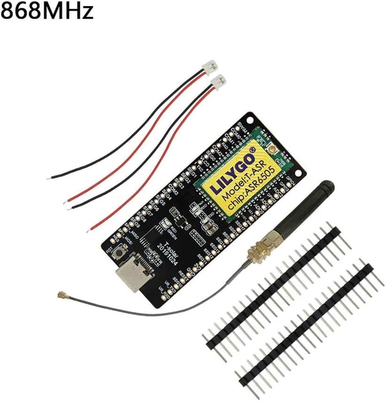 Alt view image 6 of 7 - Solar Development Board ASR6505 Integrated SX1262Lora Module Solar Power Supply Interface (915MHz)
