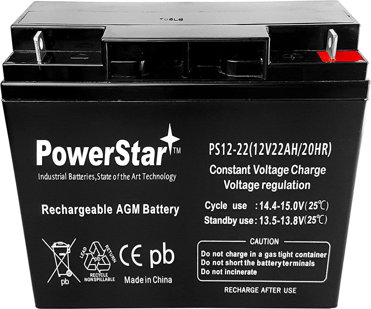 Alt view image 4 of 4 - POWERSTAR SLA Battery for Compatible with APC RBC7 - Replacement RBC7 Catridge #7 Maintenance-Free Lead Acid Battery