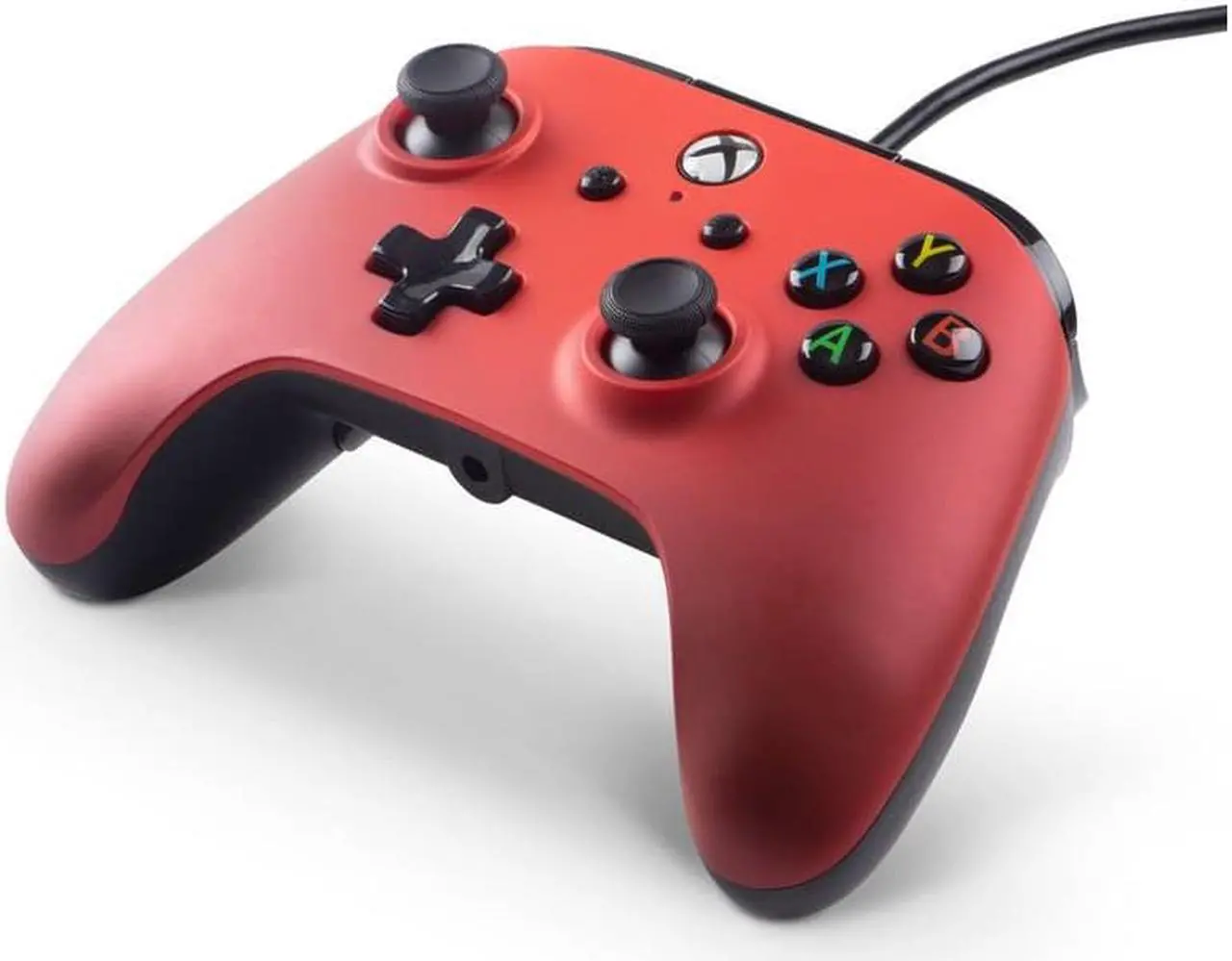 Alt view image 4 of 4 - Powera Enhanced Wired Controller for Xbox One- Crimson Fade