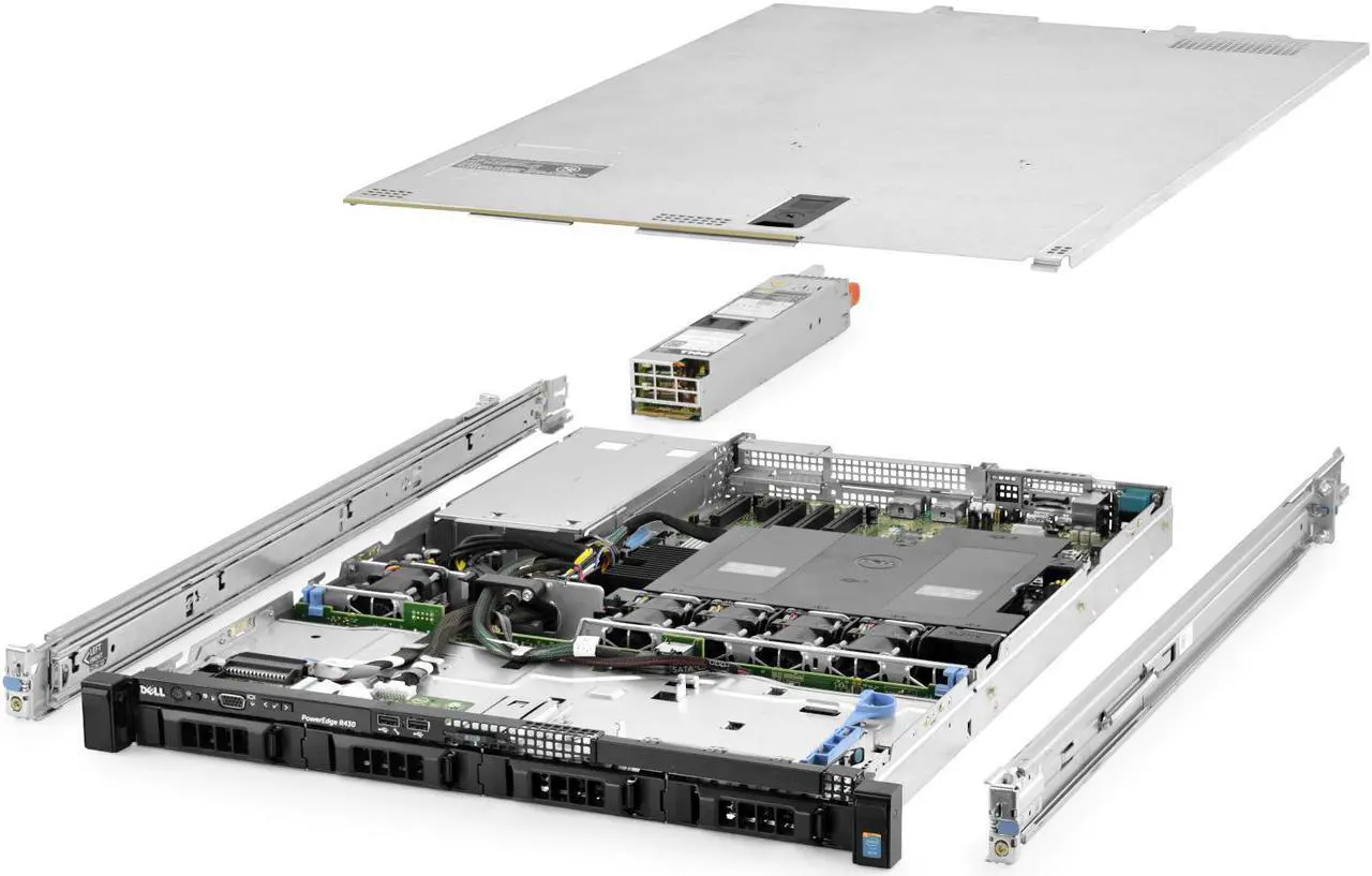 Main image of Dell PowerEdge R430 Server E5-2643v3 3.40Ghz 6-Core 16GB HBA330 Rails
