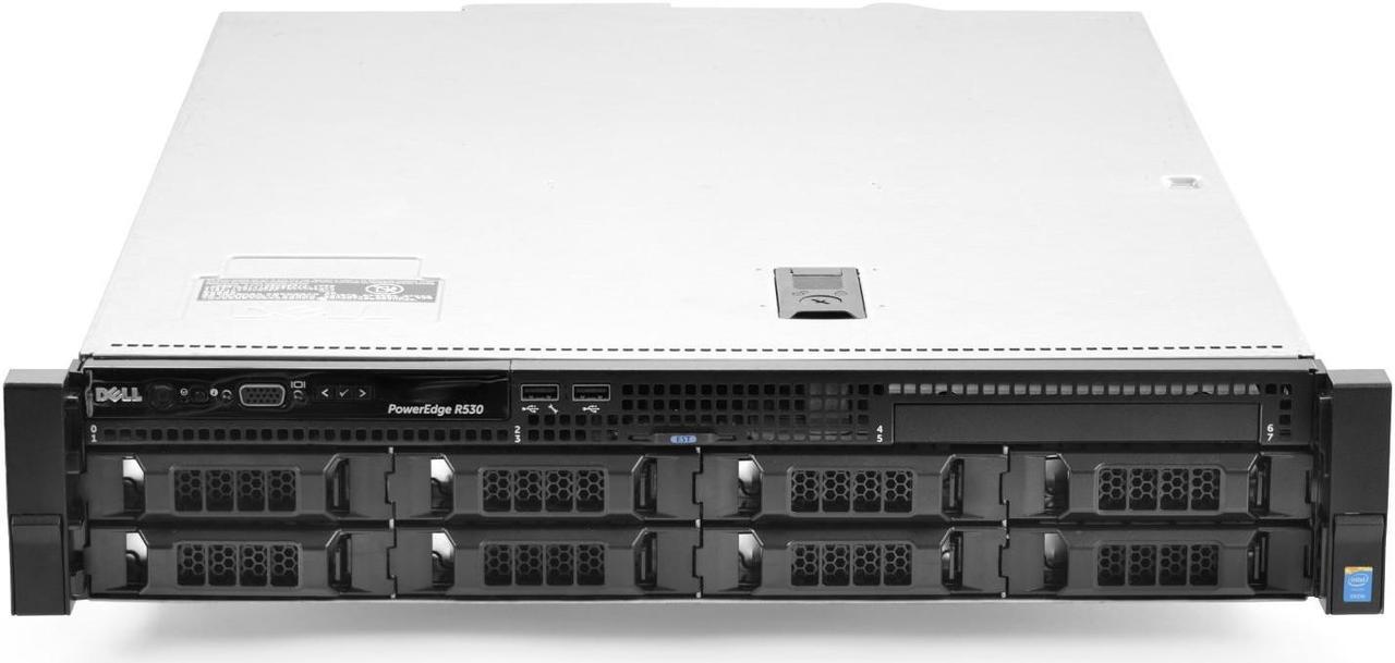 Alt view image 3 of 5 - Dell PowerEdge R530 Server 2x E5-2680v3 2.50Ghz 24-Core 128GB H730 8x Caddies