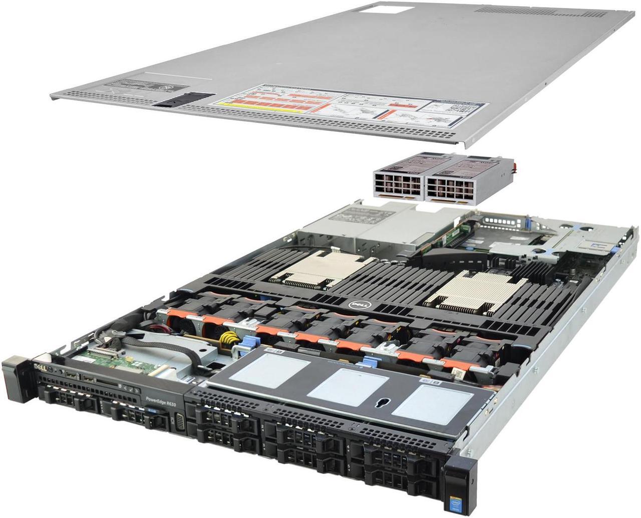 Main image of Dell PowerEdge R630 Server 2x E5-2630v3 2.40Ghz 16-Core 128GB H330